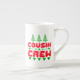 Caneca De Porcelana Equipe de Primos - Citações de Natal-86044