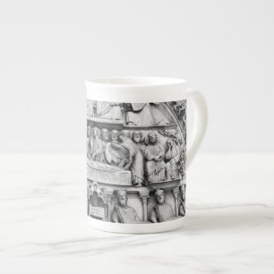 Caneca De Porcelana Esculturas históricas, cristãs Notre Dame Paris