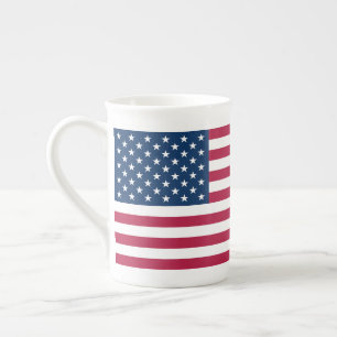 Caneca De Porcelana Estados Unidos da América bandeira EUA patriota