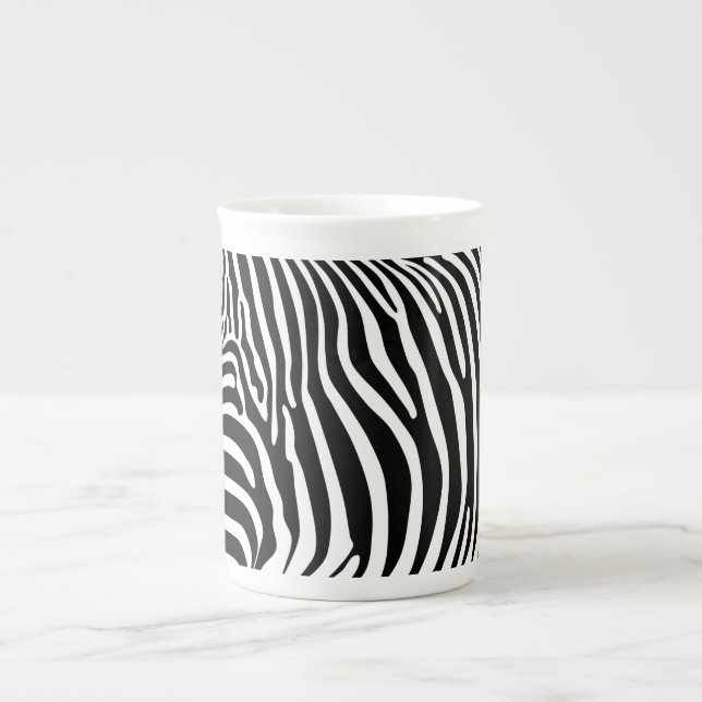Caneca De Porcelana Estampa de Zebra (Frente)
