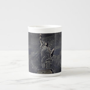 Caneca De Porcelana Estátua da Liberdade