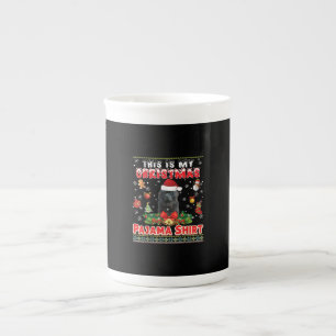 Caneca De Porcelana Este é o meu pajama de natal, o novo decor de cã