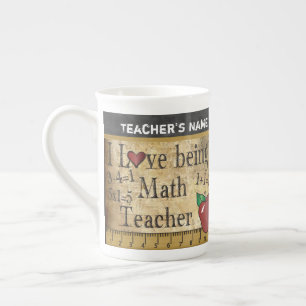Caneca De Porcelana Estilo Exclusivo 👩 Estilo do Professor de Matem