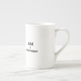 Caneca De Porcelana Estou confuso