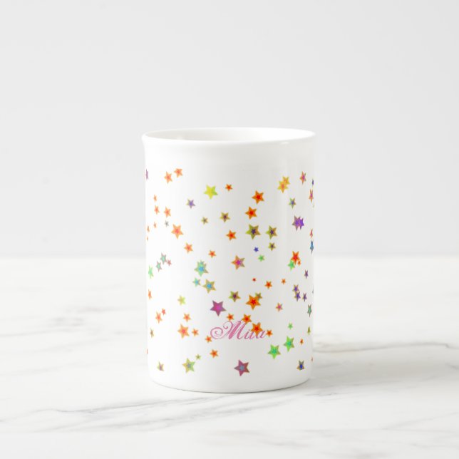 Caneca De Porcelana Estrelas doces (Frente)