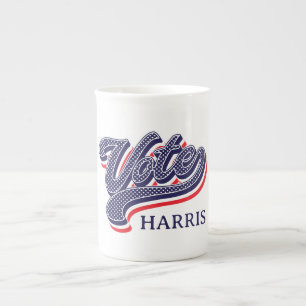 Caneca De Porcelana Estrelas e faixas eleitorais personalizadas
