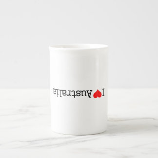 Caneca De Porcelana Eu Amo Austrália