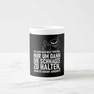 CANECA DE PORCELANA EU NÃO APRENDO A FALAR