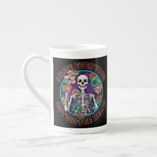 Caneca De Porcelana Eu Odeio a Todos Café Ajuda Presentes para Amantes