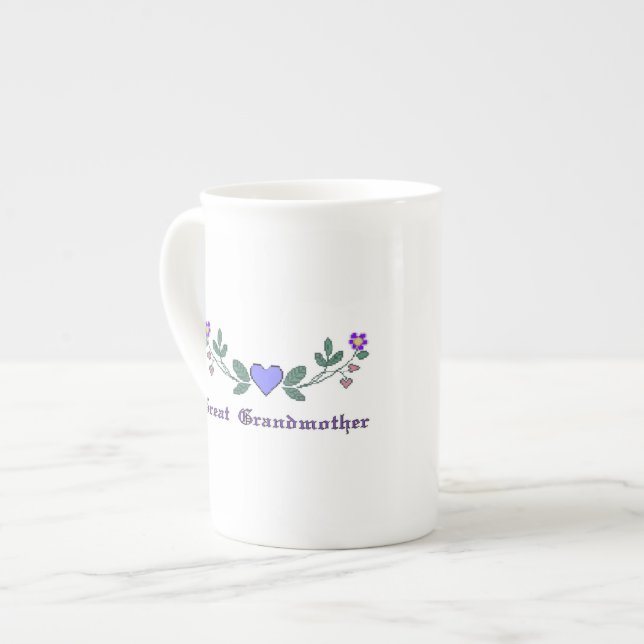 Caneca De Porcelana Excelente Avó CS Mug (Frente Esquerda)