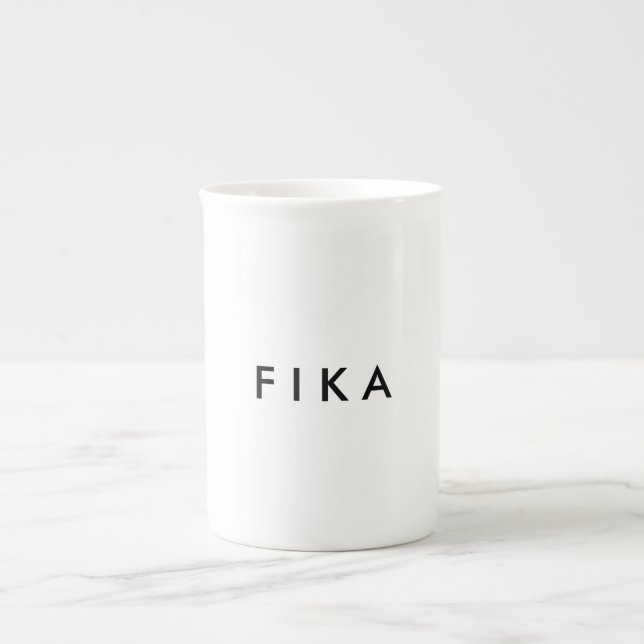 Caneca De Porcelana F I K A Bone China Mug (Frente)