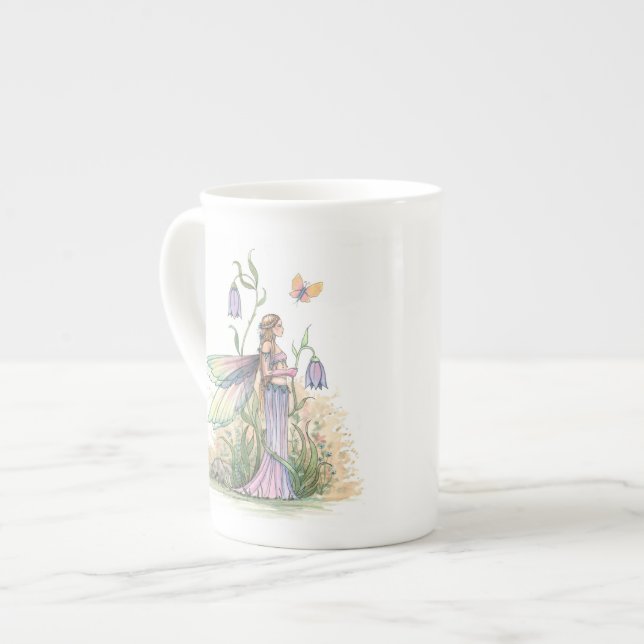 Caneca De Porcelana Fada da Primavera (Frente Esquerda)