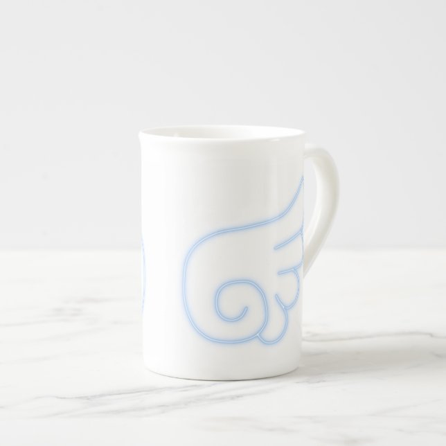 Caneca De Porcelana Falln Chibi Angel Wings (Frente Esquerda)