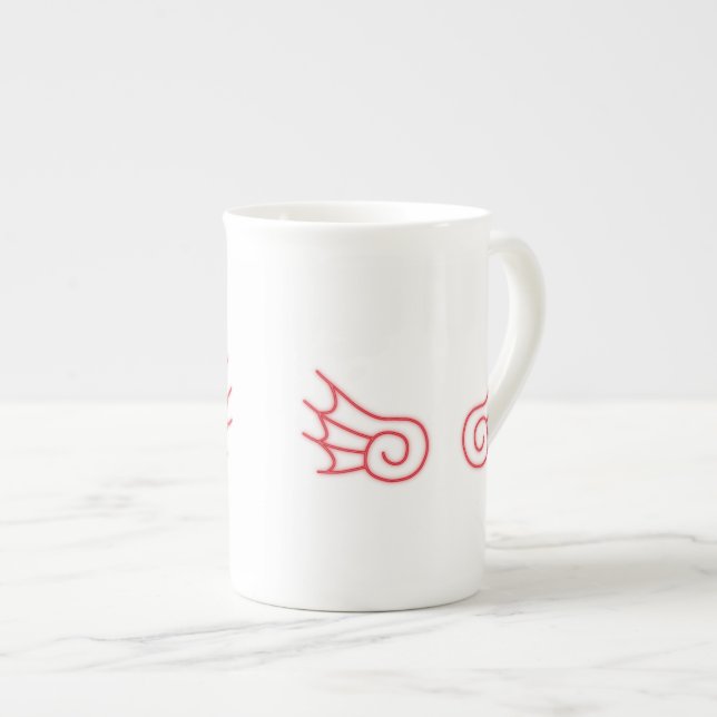 Caneca De Porcelana Falln Chibi Demon Wings (Frente Esquerda)