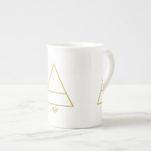Caneca De Porcelana Falln Pagan Air Element Symbol