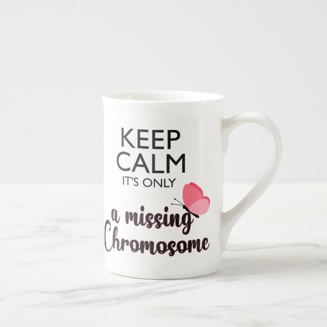Caneca De Porcelana Falta de reconhecimento da síndrome de Chromosome  (Direita)