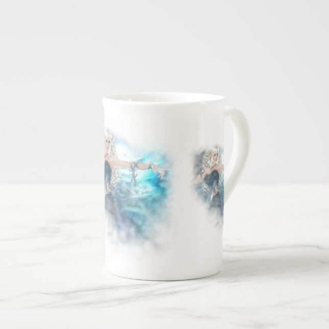 Caneca De Porcelana Fantasy Sky Siren Vignette (Frente Esquerda)