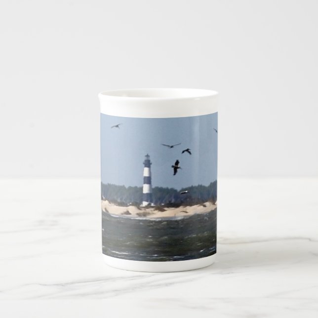 Caneca De Porcelana Farol OBX (Frente)