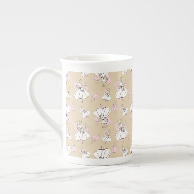Caneca De Porcelana Fashion Bride Neutral Group (Esquerda)