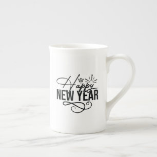 Caneca De Porcelana Feliz Ano Novo-83852