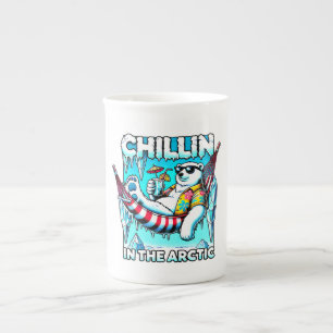 Caneca De Porcelana Férias no Ártico