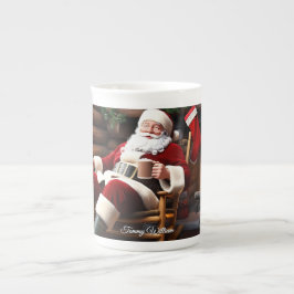 Caneca De Porcelana Festivo Festivo Cinto tradicional Natal