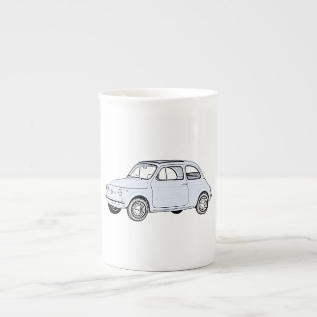 Caneca De Porcelana Fiat 500 Topolino (Frente)