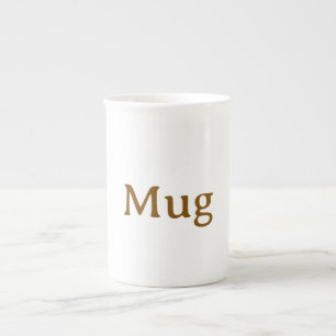 Caneca de Porcelana Fina