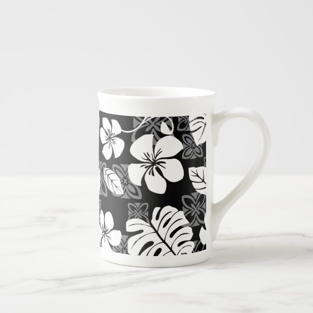 CANECA DE PORCELANA FINA ALOHA FRIDAY (PRETA) (Direita)