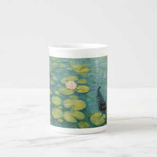 Caneca de Porcelana Fina Cat Bone - Murmúrios junt