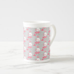 Caneca De Porcelana Flamingo Love Mug Tyler Osn