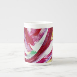 Caneca De Porcelana Fleur montante
