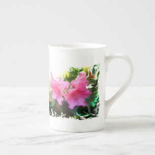 Caneca De Porcelana Flor da azálea