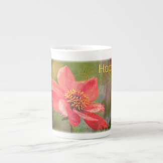 Caneca De Porcelana Flor da esperança