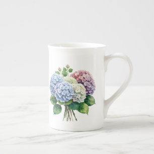 Caneca De Porcelana Floral