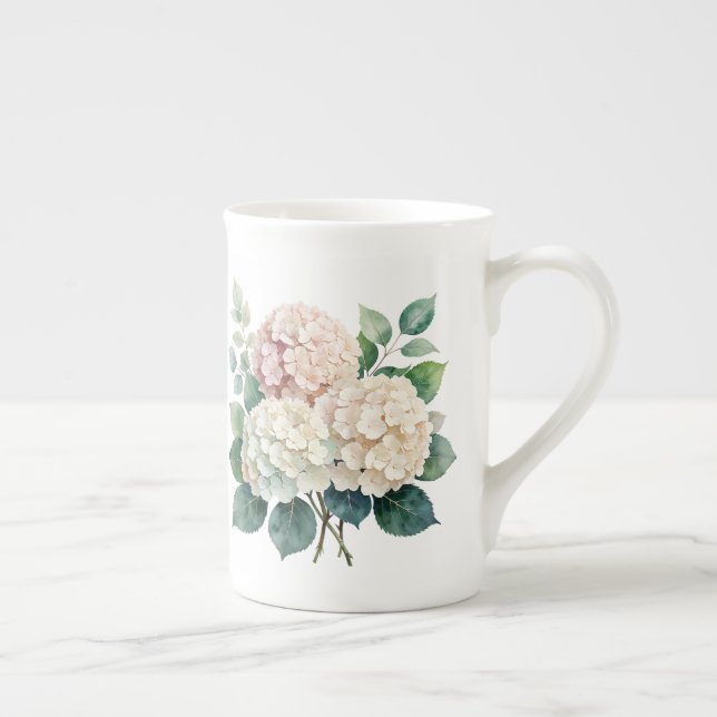 Caneca De Porcelana Floral  (Direita)