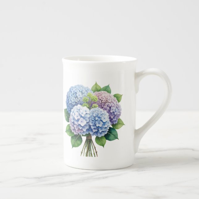 Caneca De Porcelana Floral  (Direita)