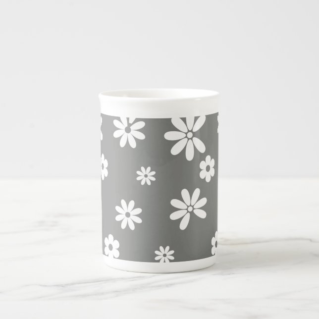 Caneca De Porcelana Flores e Petais 2 (Frente)