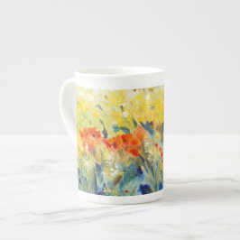 Caneca De Porcelana Flores Sway II