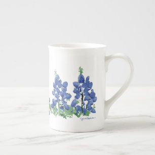 Caneca De Porcelana Flores Wild Bluebonnet, Flores do Texas
