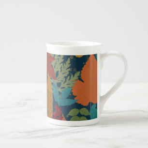Caneca De Porcelana Folhas de outono