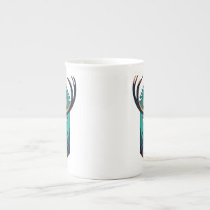 Caneca De Porcelana Forest Guardian - O Espírito do Stag