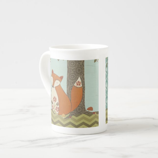 Caneca De Porcelana Forest Whimsy IV (Frente Esquerda)