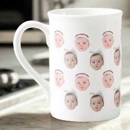 Caneca De Porcelana Foto Personalizada Face 2, Pai Personalizado De Ca