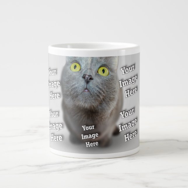 Caneca De Porcelana Foto PET ✨ adorável personalização (Frente)