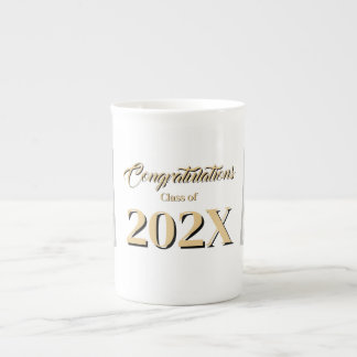 Caneca De Porcelana Fotos Personalizáveis da Turma de 202X de Graduaçã