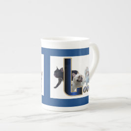 Caneca De Porcelana Francês Buldogue Love