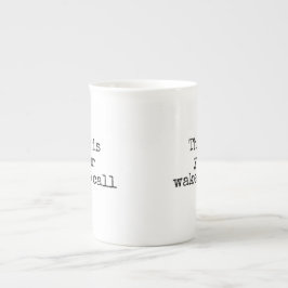 Caneca De Porcelana Frase da Tipografia Negra Esta É A Sua Chamada De