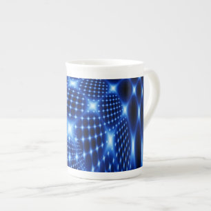 Caneca De Porcelana Fratura da rede brilhante