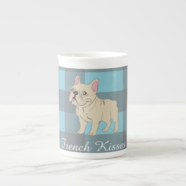 Caneca De Porcelana French Kisses (Frente)